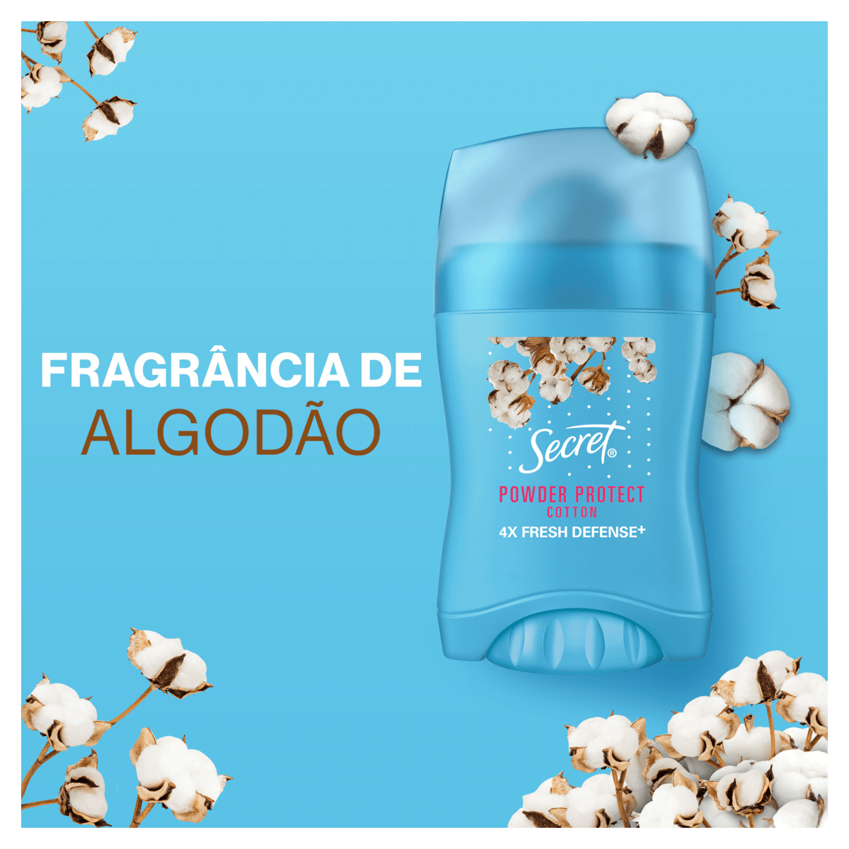 DES SECRET BARRA ALGODAO 45G - Imagem 3