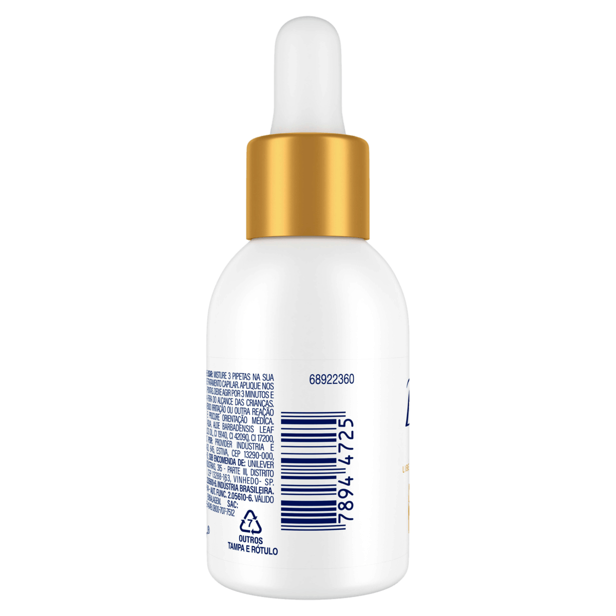 Booster Dove Texturas Reais Óleo Hidratação Frasco 30ml