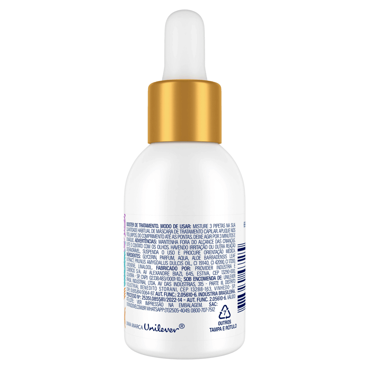 Booster Dove Texturas Reais Óleo Hidratação Frasco 30ml - Imagem 2