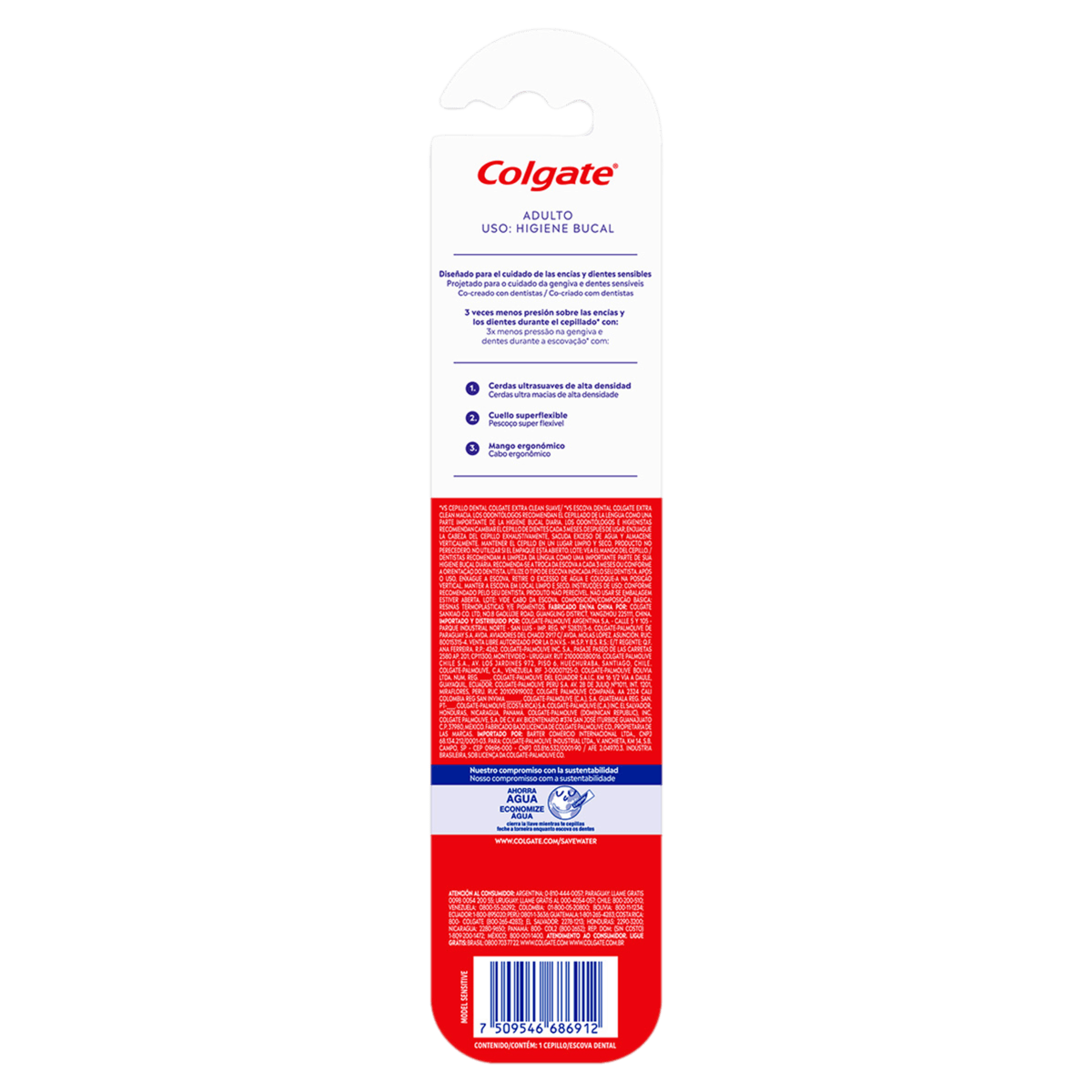 Escova Dental Colgate Sensitive Pro-Alívio Ultra Macia - 1 unidade - Imagem 6