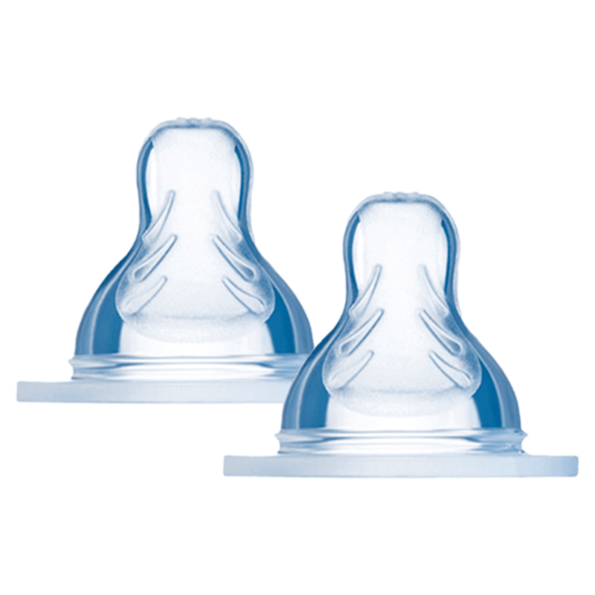 Bico para mamadeira Fluxo Super Rápido 2un Silicone SkinSoft MAM Reduz cólicas