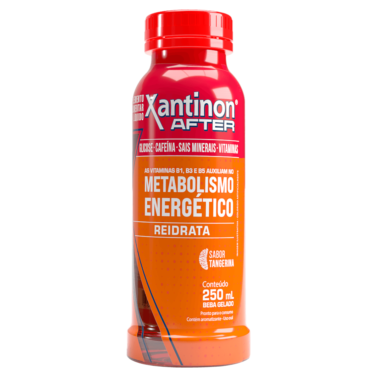 Bebida Isotônica Xantinon After Sabor Tangerina União Química 250Ml