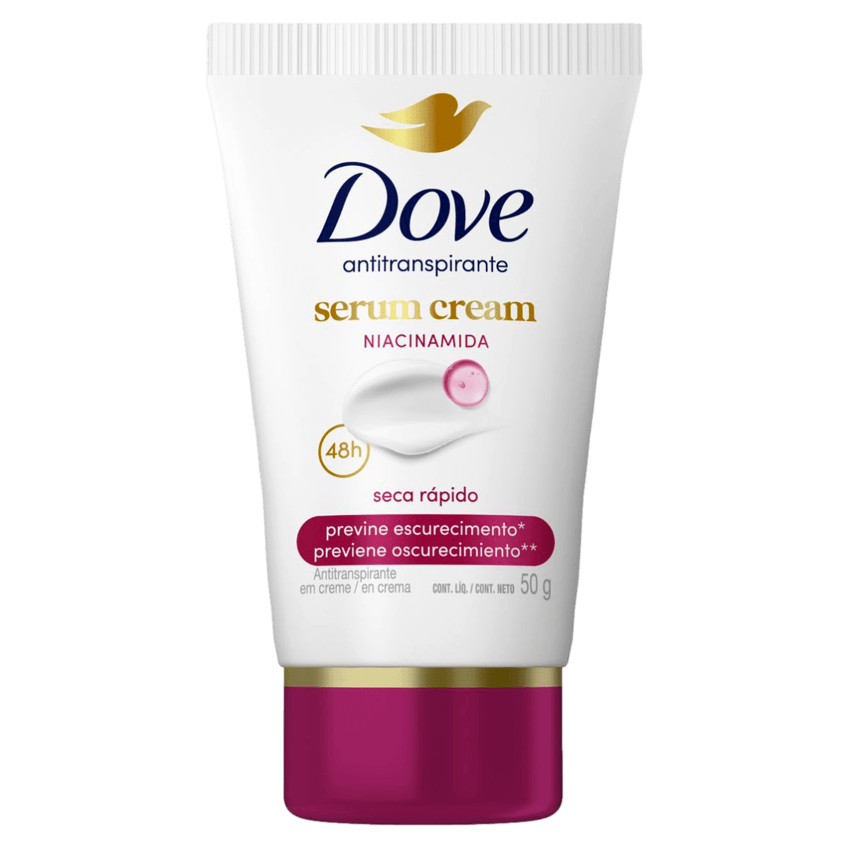 Desodorante Antitranspirante Creme Dove Creme Sérum Feminino 48h - 50g - Imagem 3