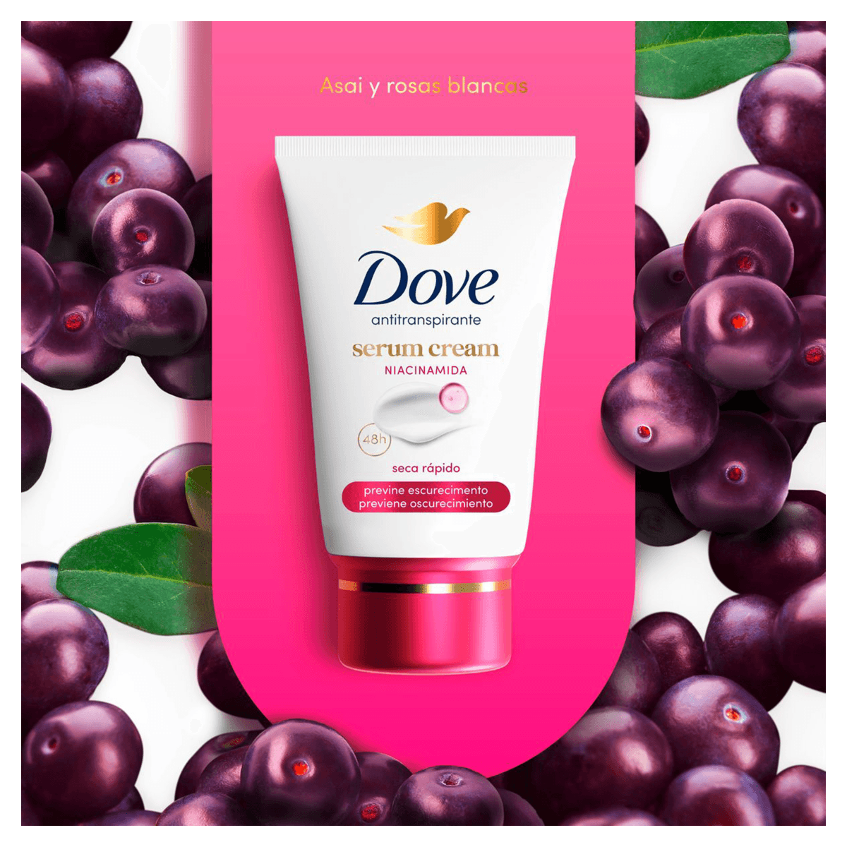 Desodorante Antitranspirante Creme Dove Creme Sérum Feminino 48h - 50g - Imagem 6
