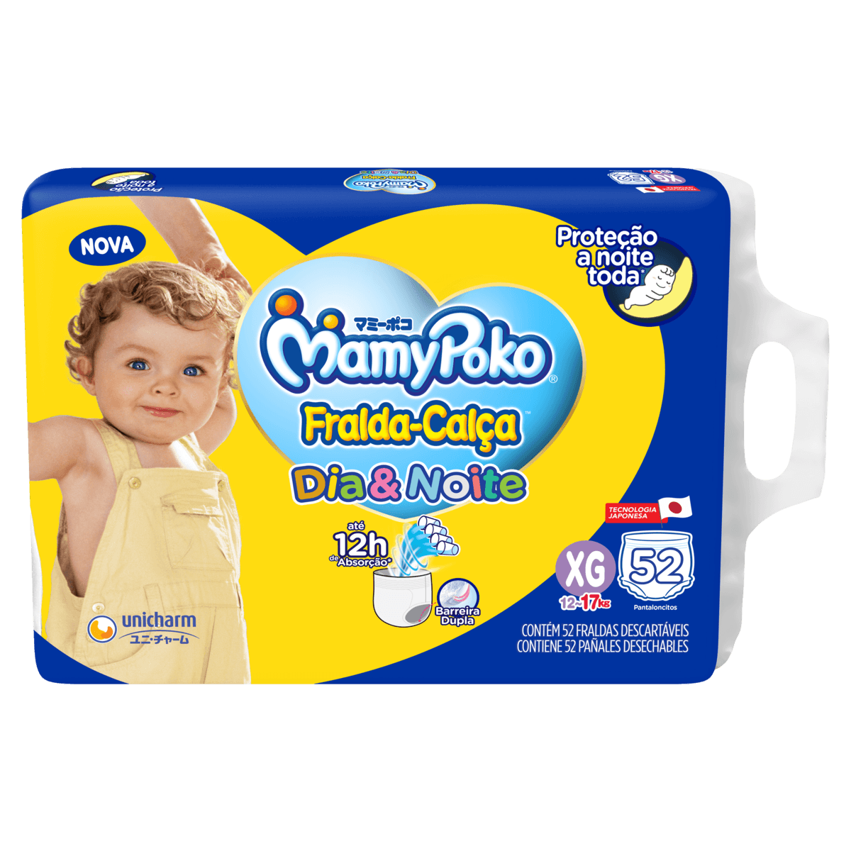 Fralda Calça MammyPoko Dia & Noite 52 Un XG