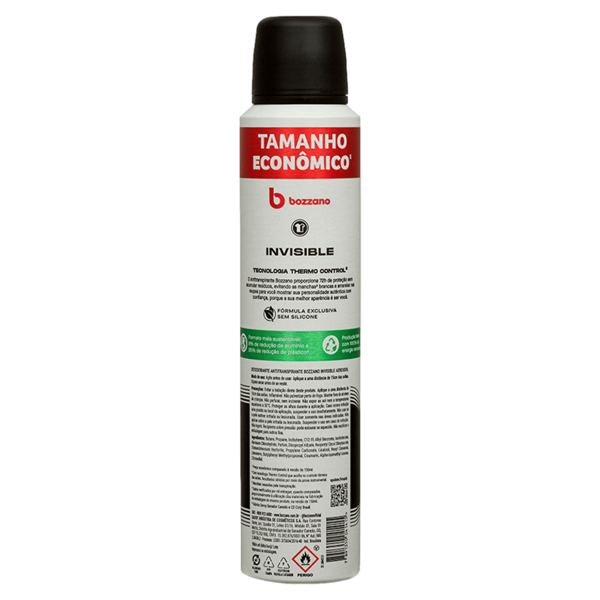 Desodorante Aerossol Bozzano Invisible 72h - 200ml - Imagem 2