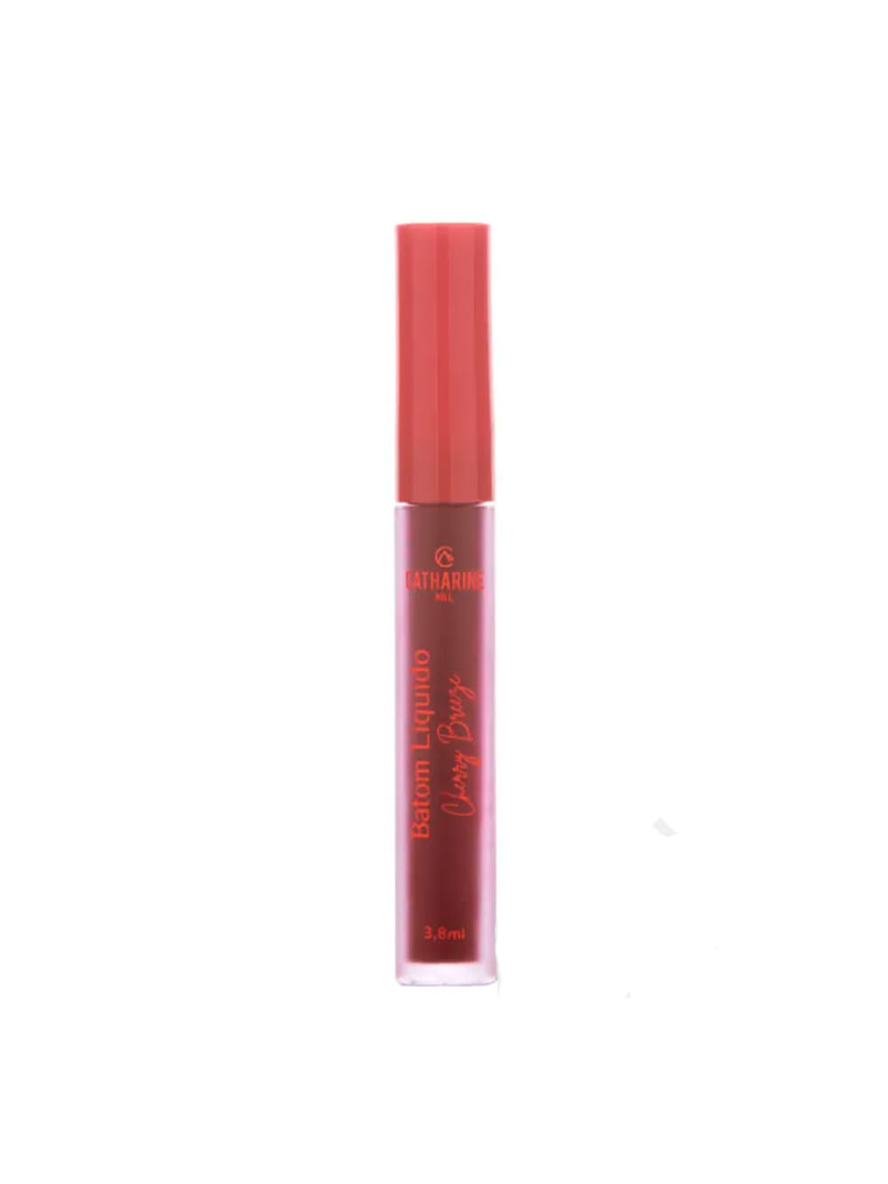 Batom Líquido Matte Cherry Bomb Vermelho Cereja 3,8ml Catharine Hill