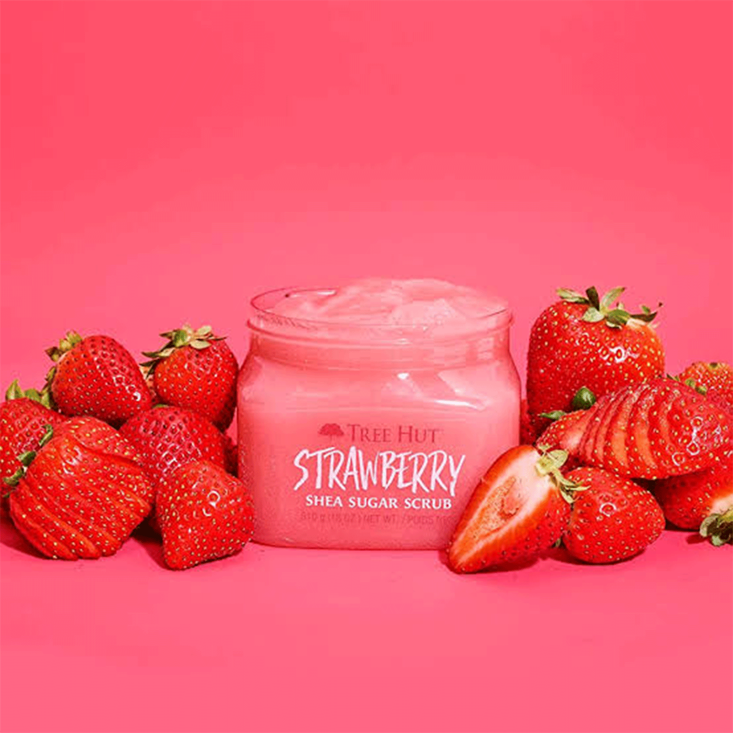 Tree Hut Strawberry Shea Sugar Scrub - Esfoliante 510g - Imagem 4
