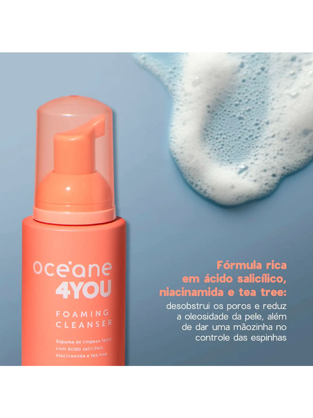 Océane 4 You Foaming Cleanser - Espuma de Limpeza Facial - Imagem 3