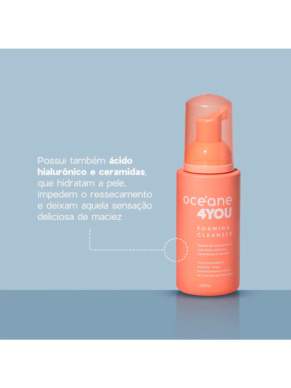 Océane 4 You Foaming Cleanser - Espuma de Limpeza Facial - Imagem 4