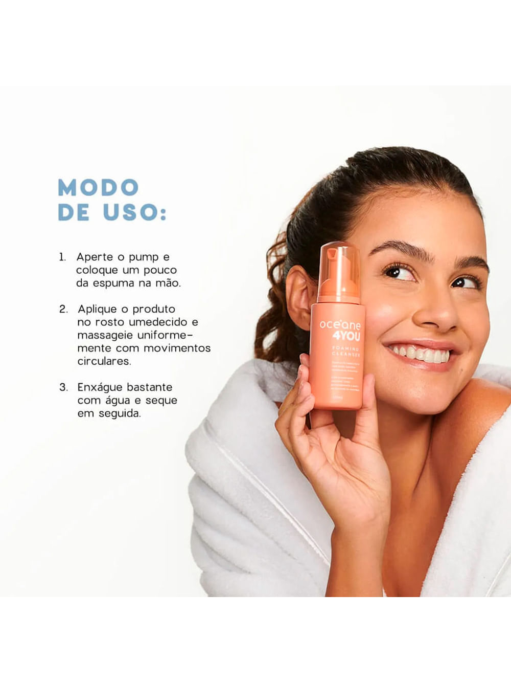Océane 4 You Foaming Cleanser - Espuma de Limpeza Facial - Imagem 6