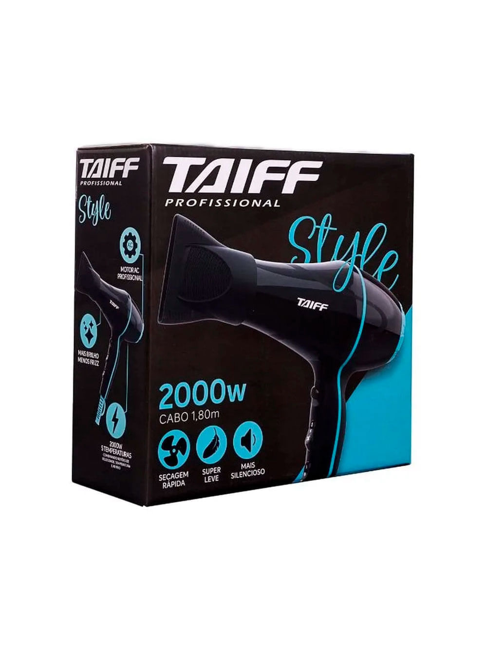 Taiff Style Preto 2000W - Secador de Cabelo - Imagem 3