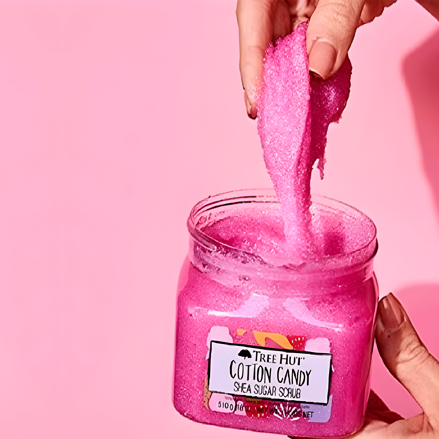 Tree Hut Cotton Candy Shea Sugar Scrub - Esfoliante 510g - Imagem 3