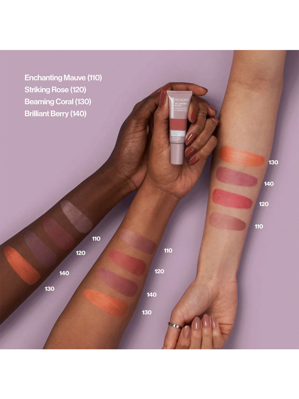 Revlon Illuminance Striking Rose 120 - Gel Serum Blush 11ml - Imagem 2