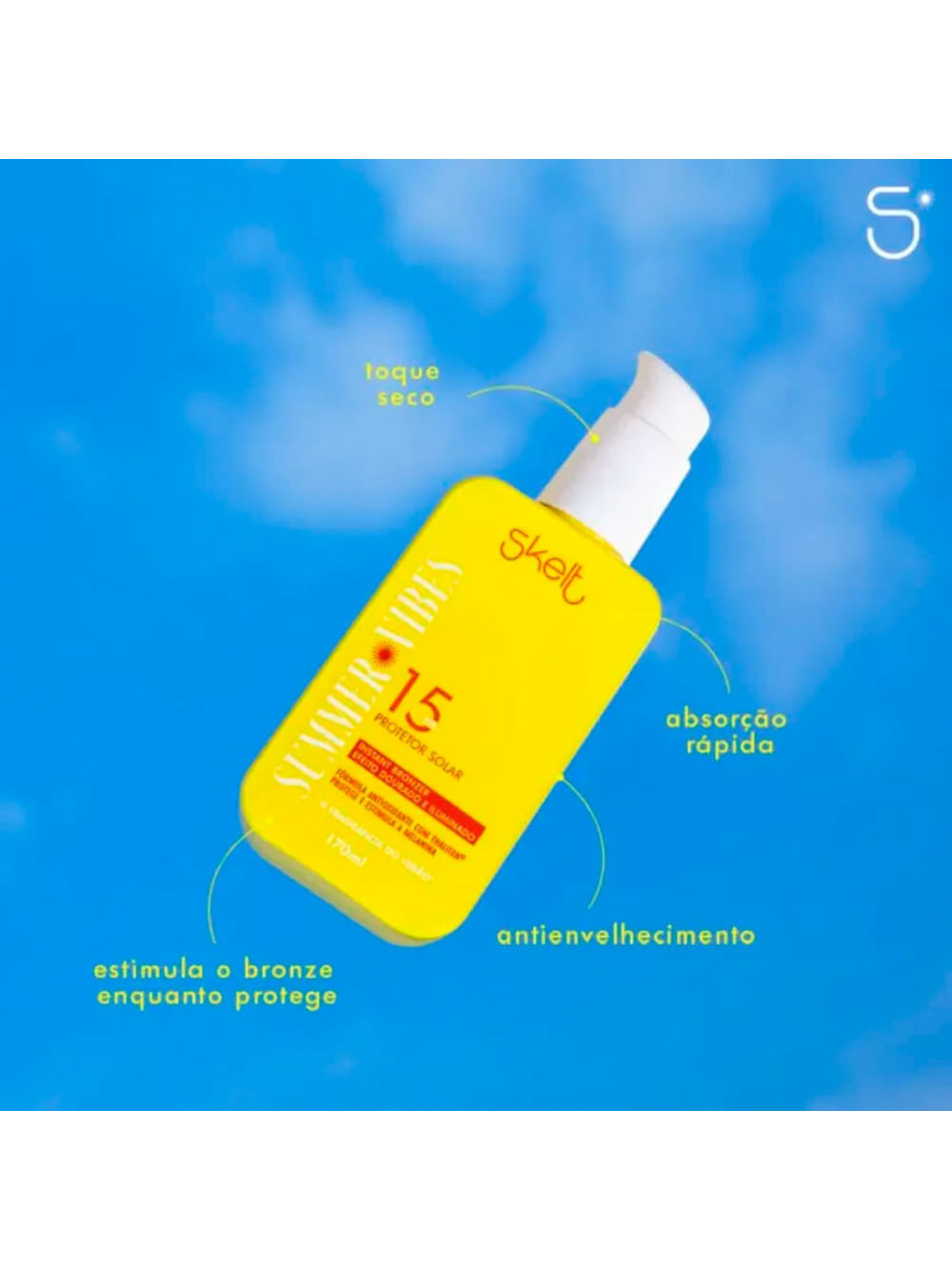 Skelt com Instant Bronzer - Protetor Solar 170ml - Imagem 3