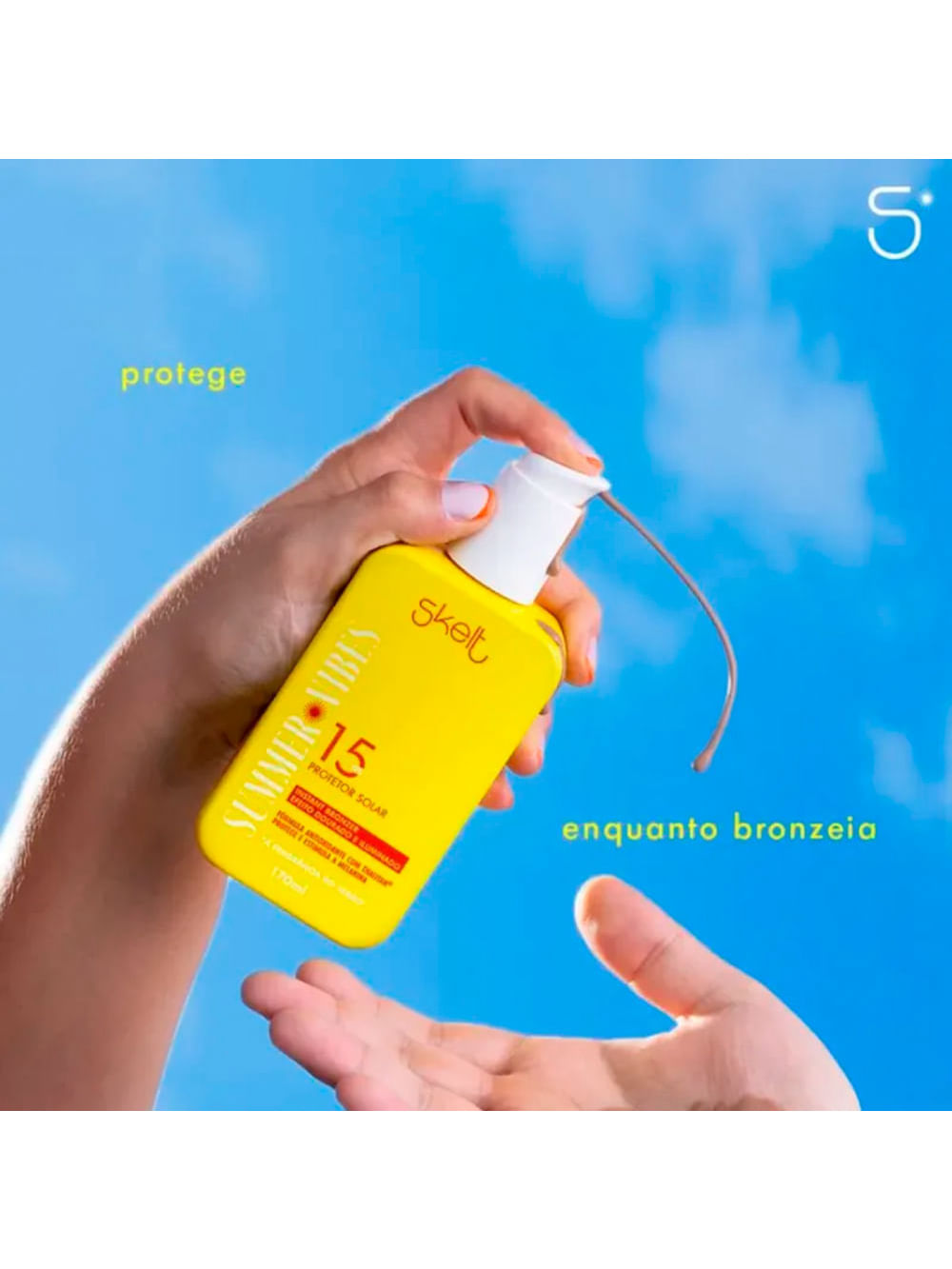 Skelt com Instant Bronzer - Protetor Solar 170ml - Imagem 4