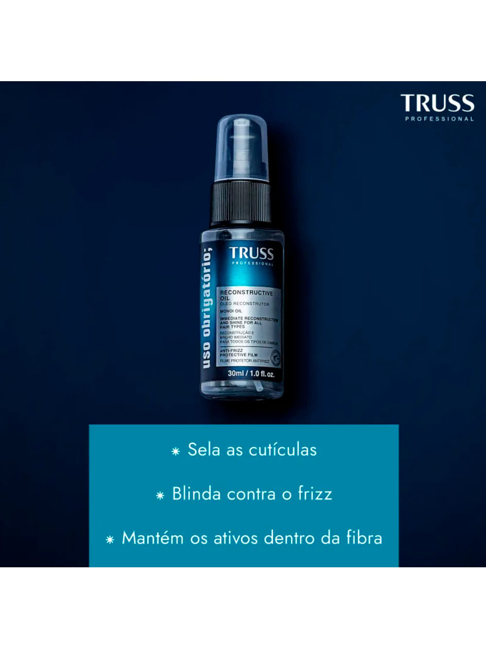 Truss Uso Obrigatório - Óleo Capilar Reconstrutor - Imagem 3
