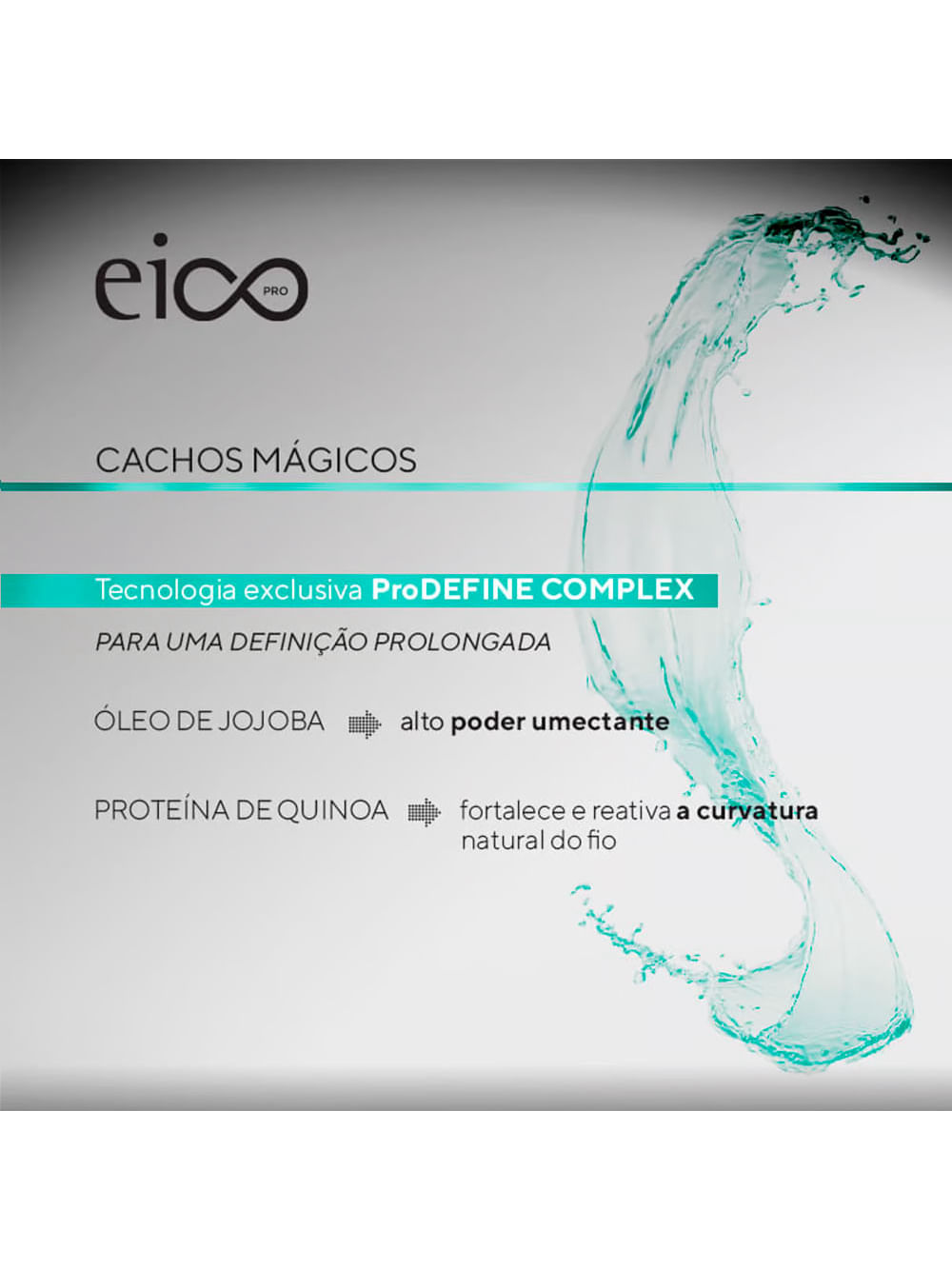 Eico Pro Cachos Mágicos - Máscara Hidratante 300g - Imagem 3