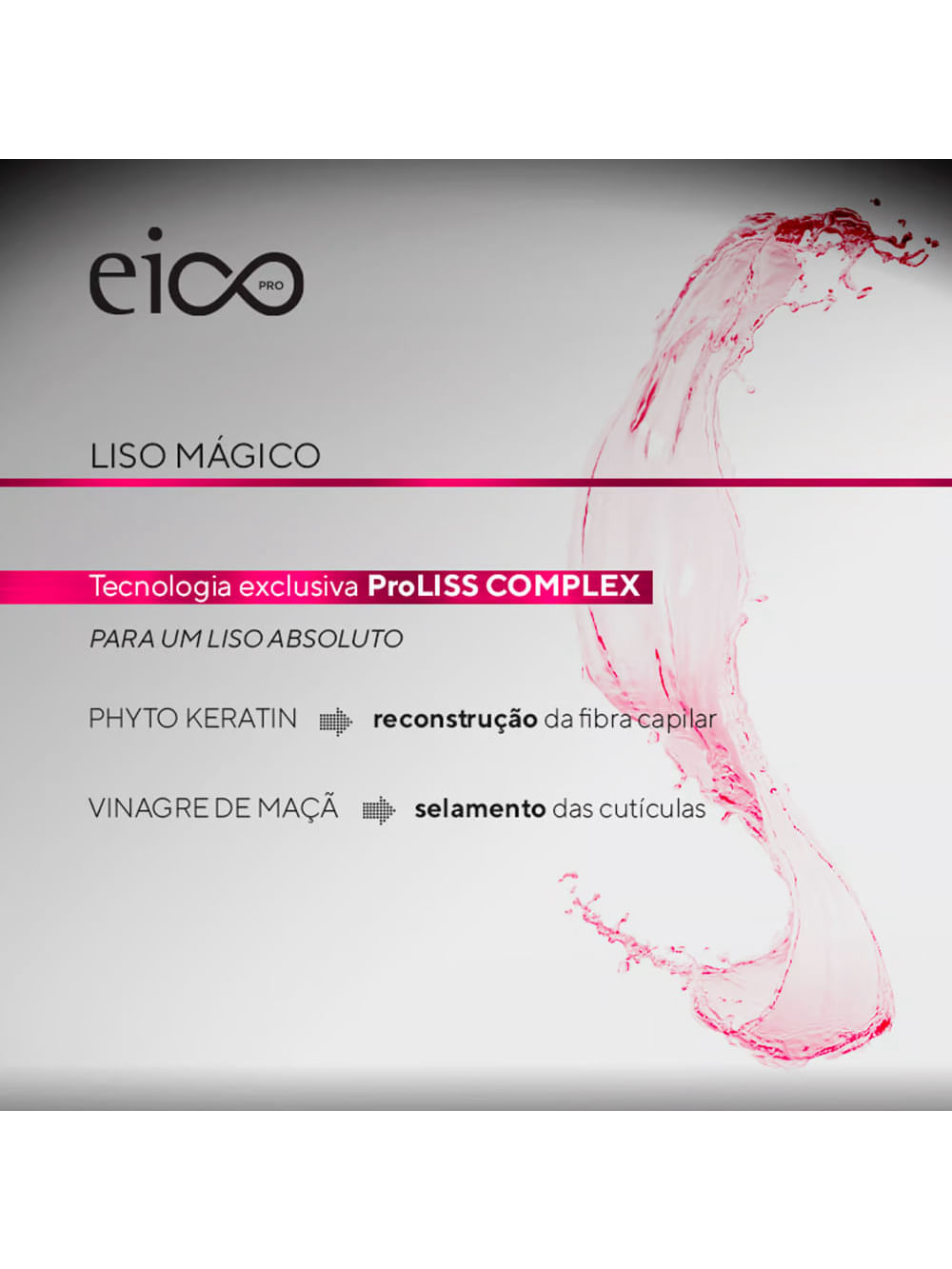 Eico Pro Liso Mágico - Máscara Disciplinante 300g - Imagem 3