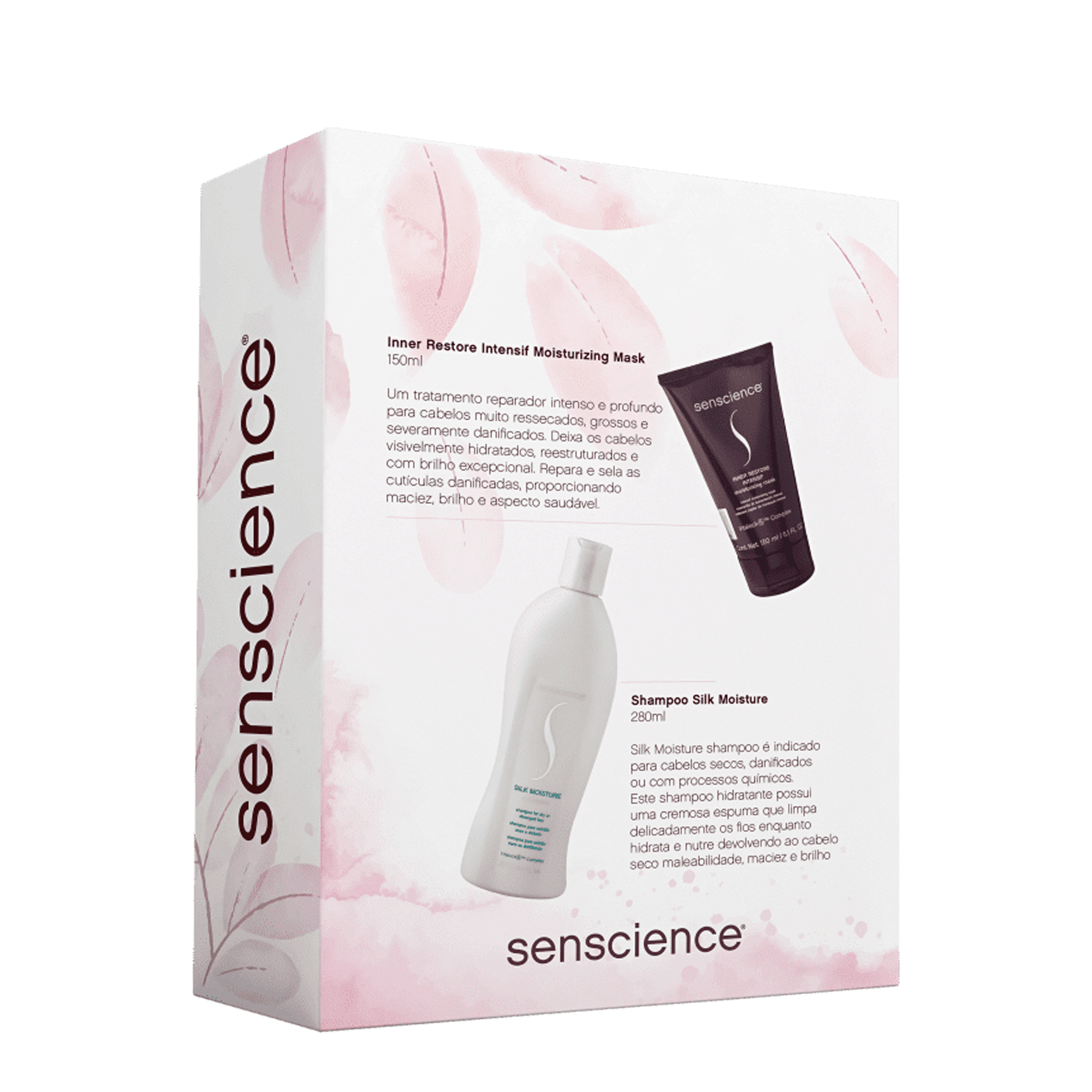 Kit Senscience Silk Moisture Inner Restore - Máscara 150ml + Shampoo 280ml - Imagem 2