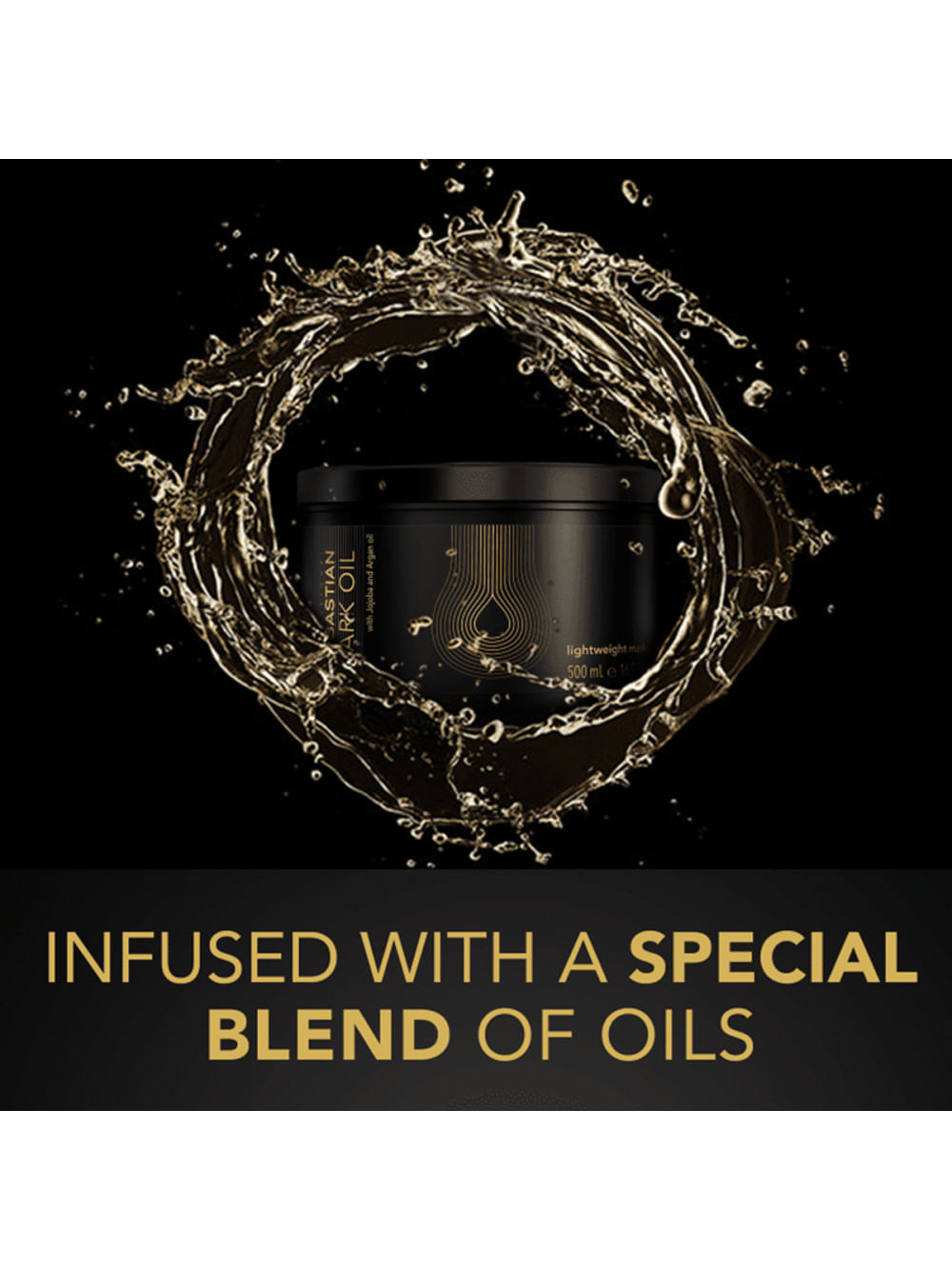 Sebastian Professional Dark Oil - Máscara 500ml - Imagem 2