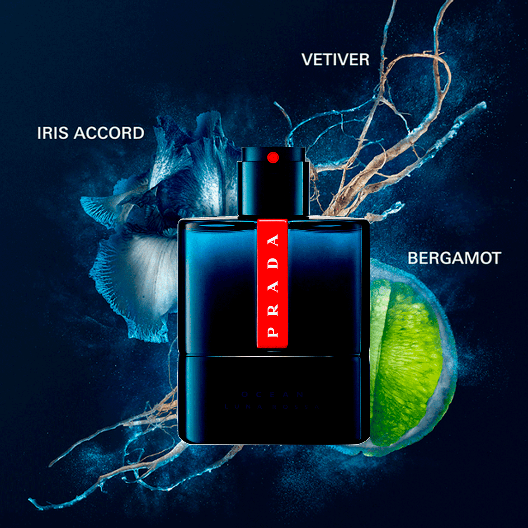 Prada Luna Rossa Ocean Eau de Toilette - Perfume Masculino - Imagem 5