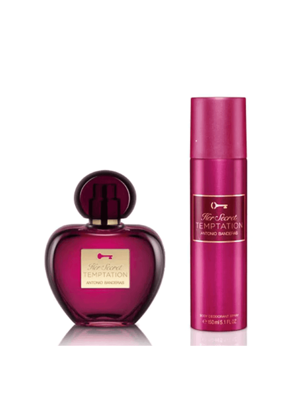 Kit Banderas Her Secret Temptation Feminino Edt 80ml + Deo 150ml - Imagem 2