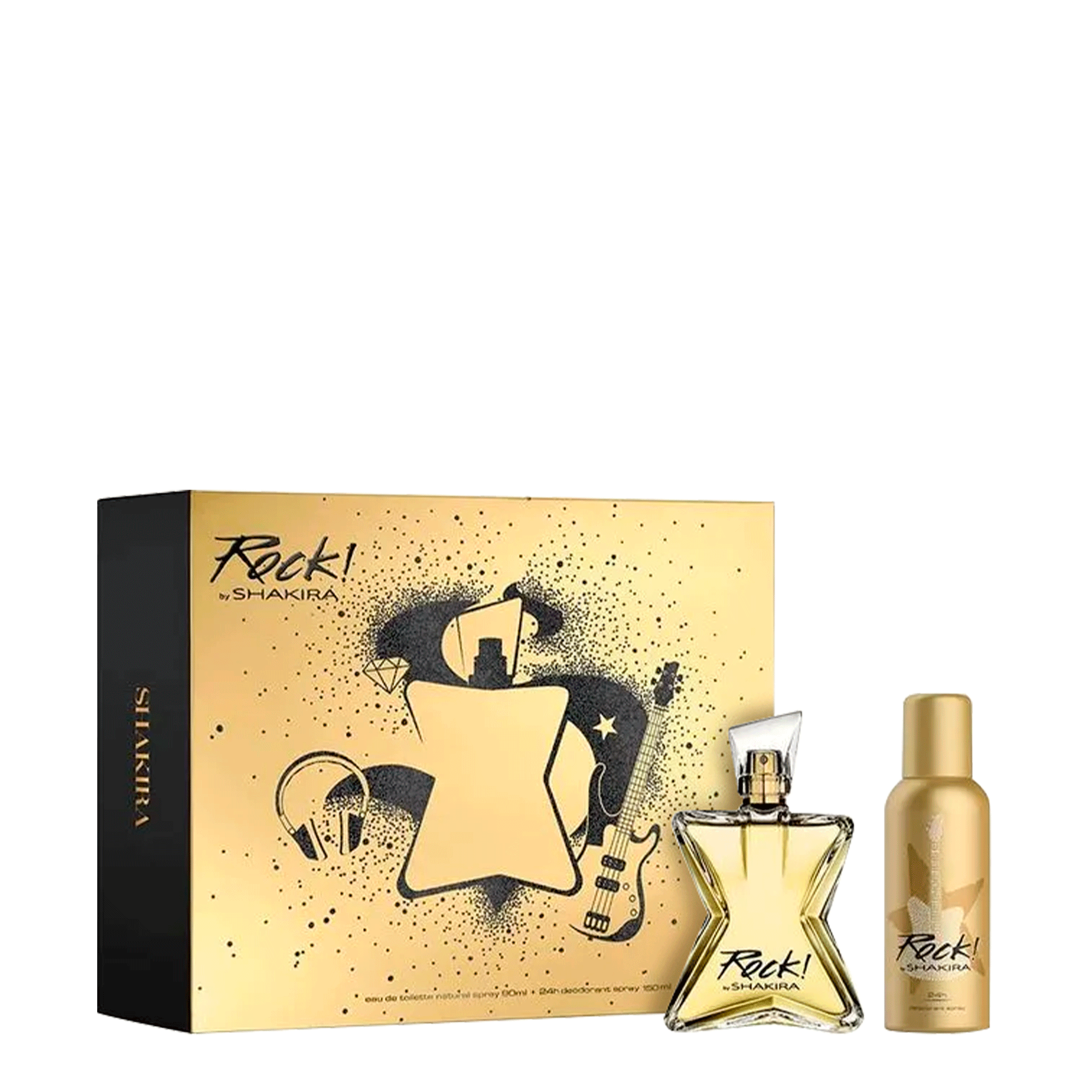 Kit Shakira Rock Feminino - Eau de Toilette 80ml + Desodorante 150ml