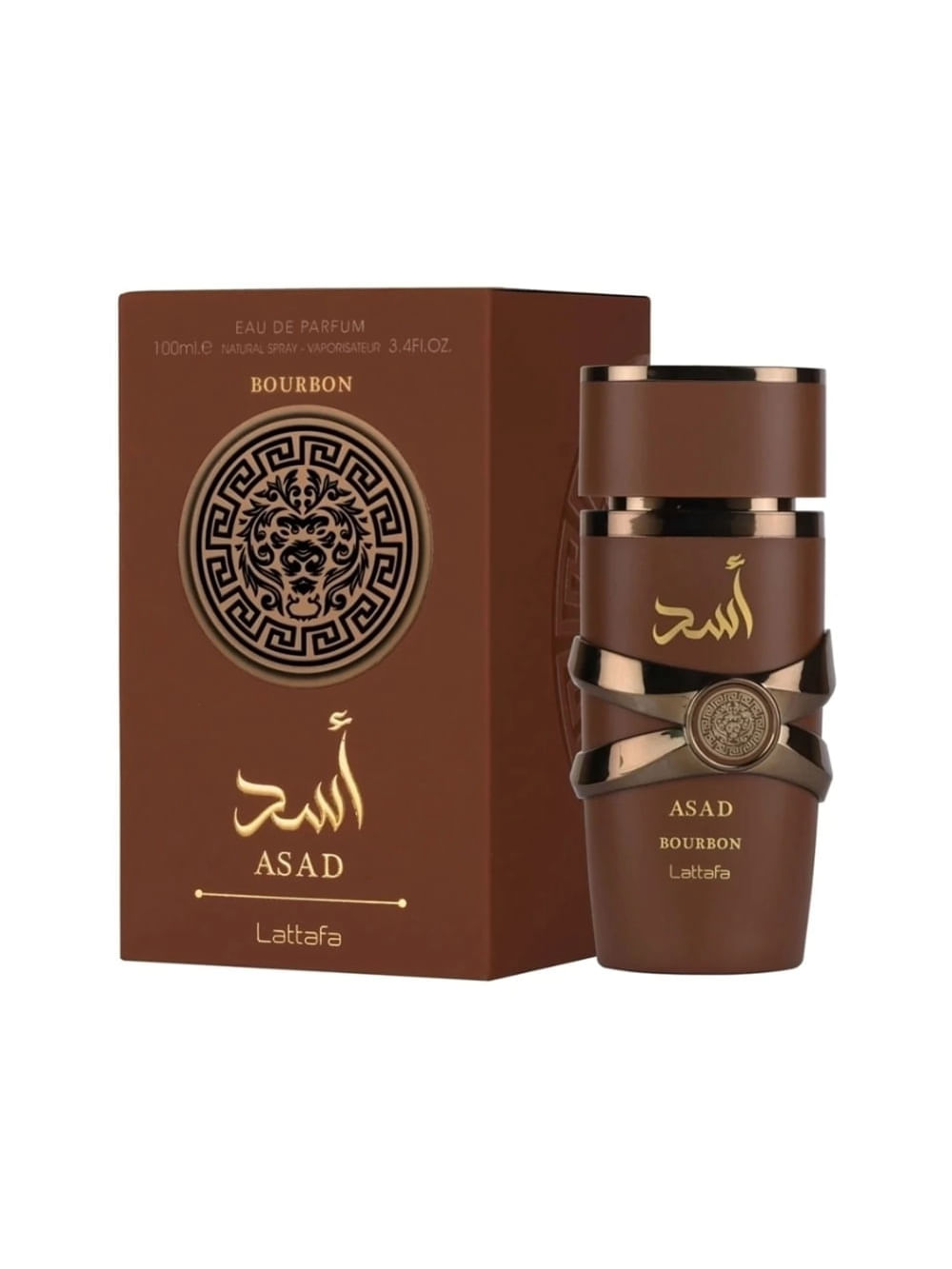 Asad Bourbon Lattafa Eau de Parfum Masculino100 ml