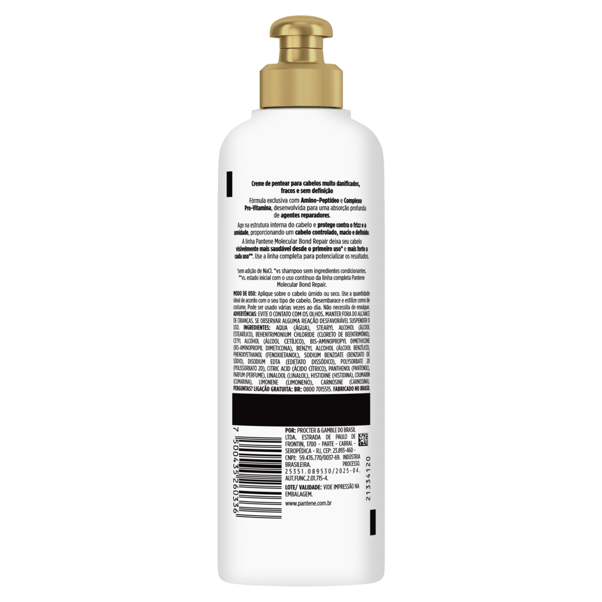 Creme para Pentear Pantene Molecular Bond Repair - 240g - Imagem 2