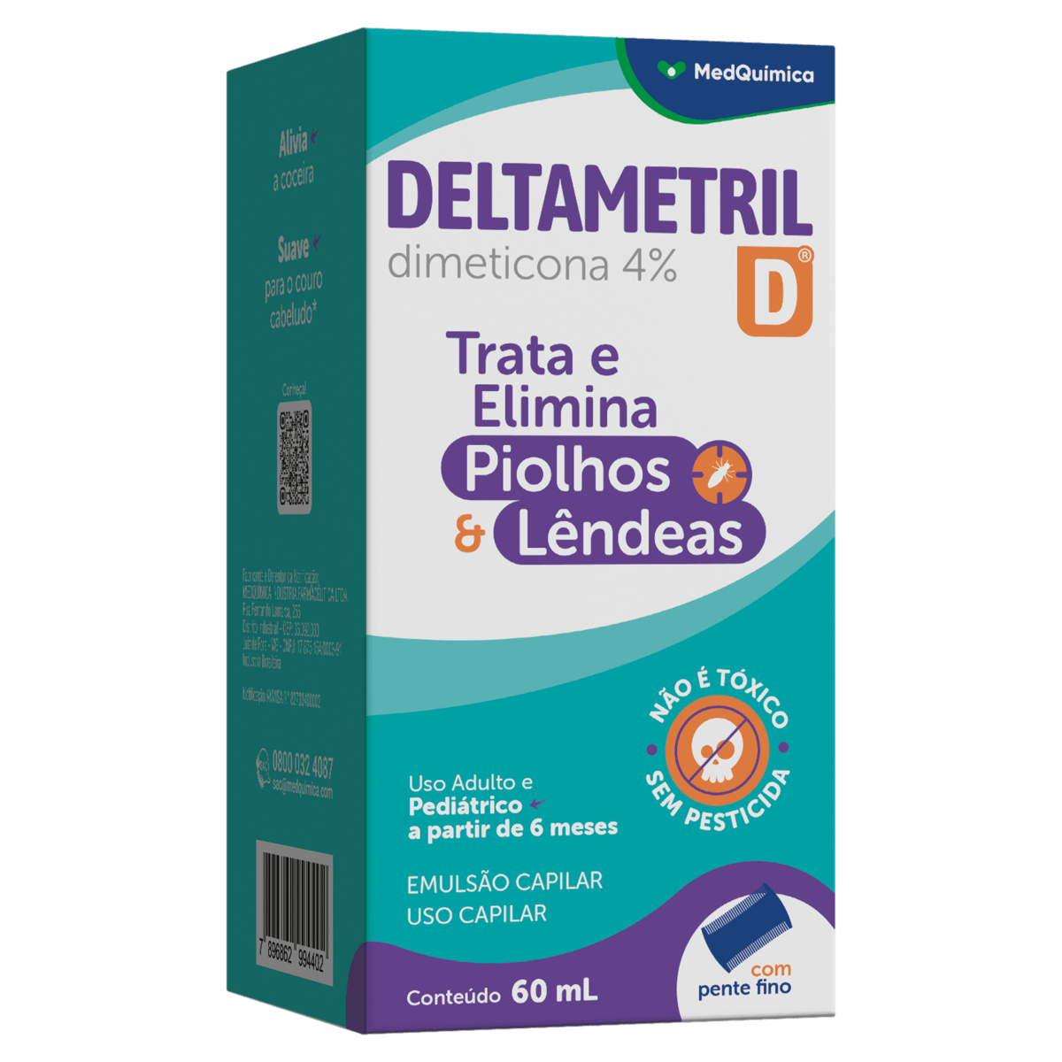DELTAMETRIL D 4% EMUL CAPI 60ML