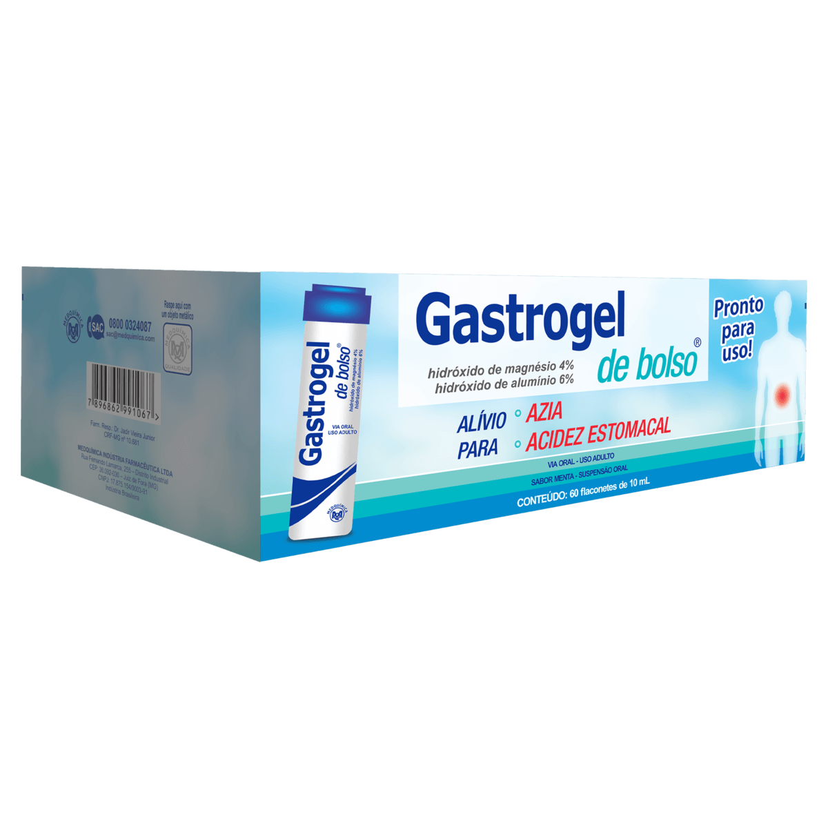 GASTROGEL BOLSO MENTA 10ML