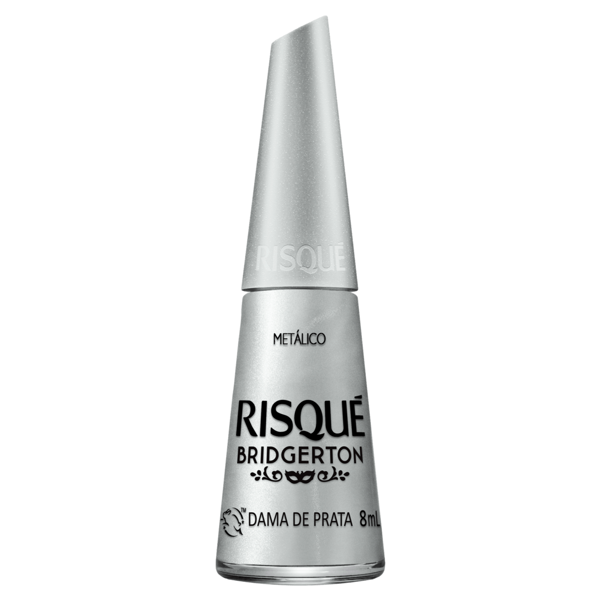 ESM RISQUE METAL DAMA PRATA 8ML