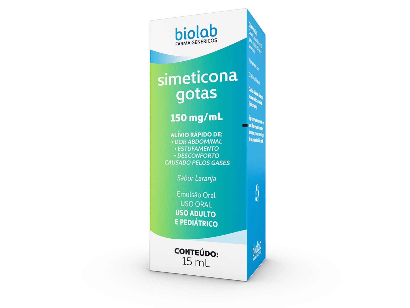 G SIMETICONA 150MG LAR GTS 15ML BIOL