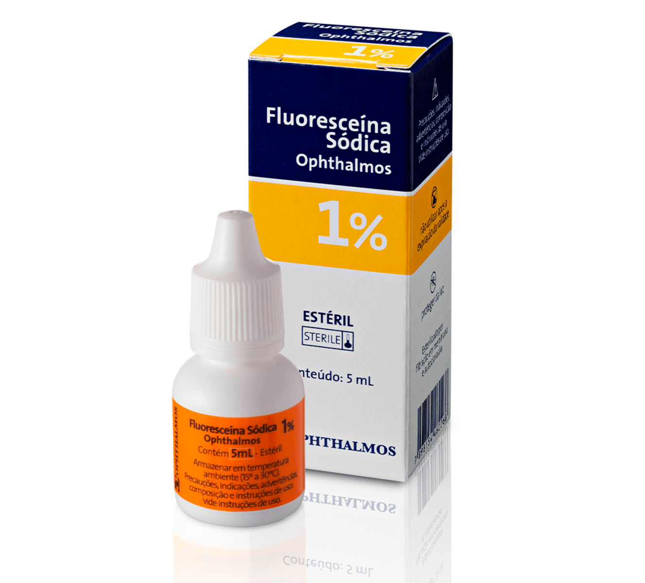 FLUORESCEINA SODICA 1% 5ML OPHTALMOS