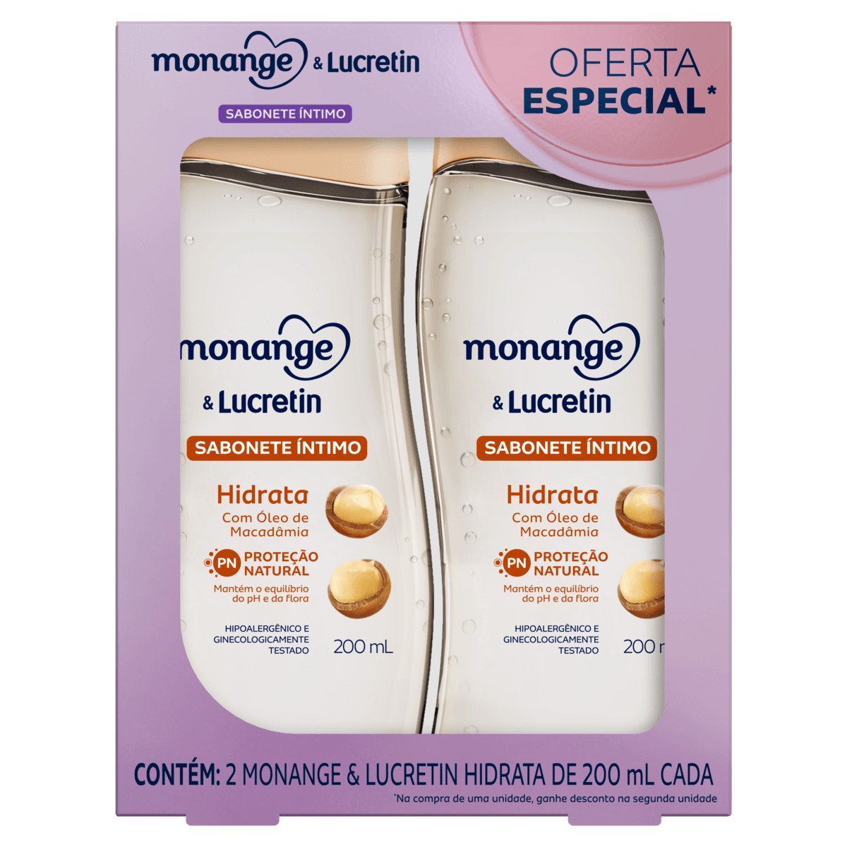 KIT SAB INT MONAN LUCRE HIDRAT 200ML 2UN