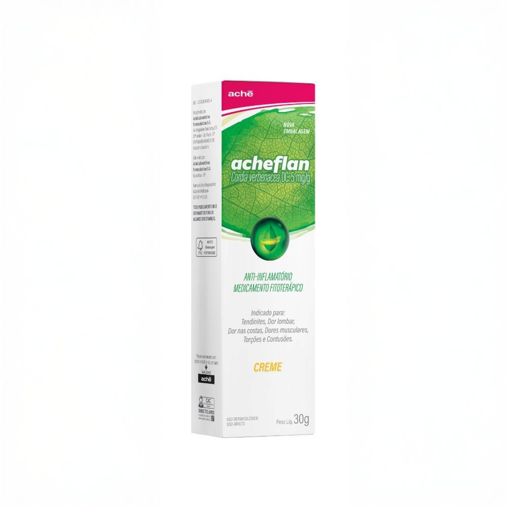 Acheflan Cordia Verbenacea Dc 5Mg/G Aché Creme - 30G - Acheflan 5Mg Creme 30G