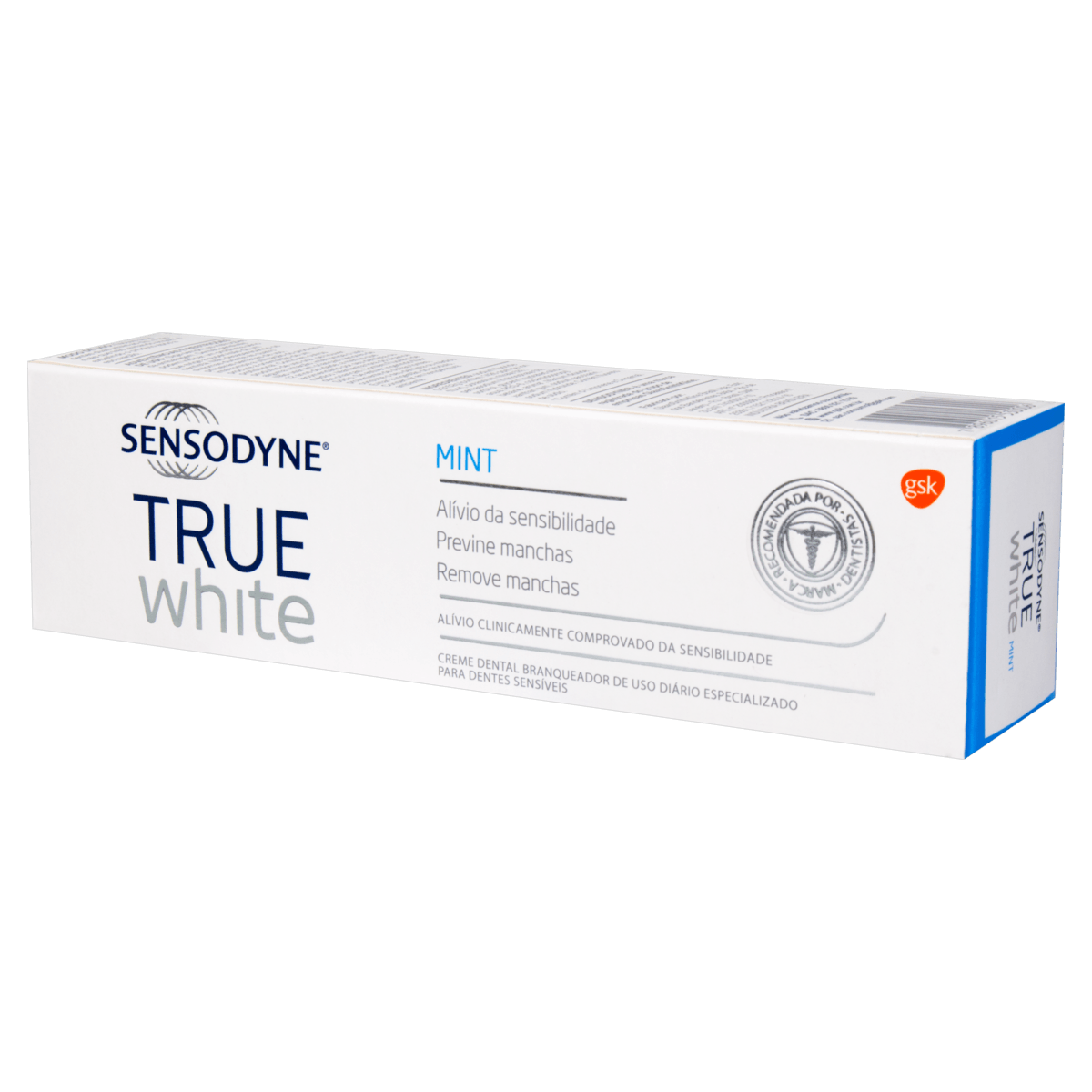 Creme Dental Branqueador Mint Sensodyne True White Caixa 100g