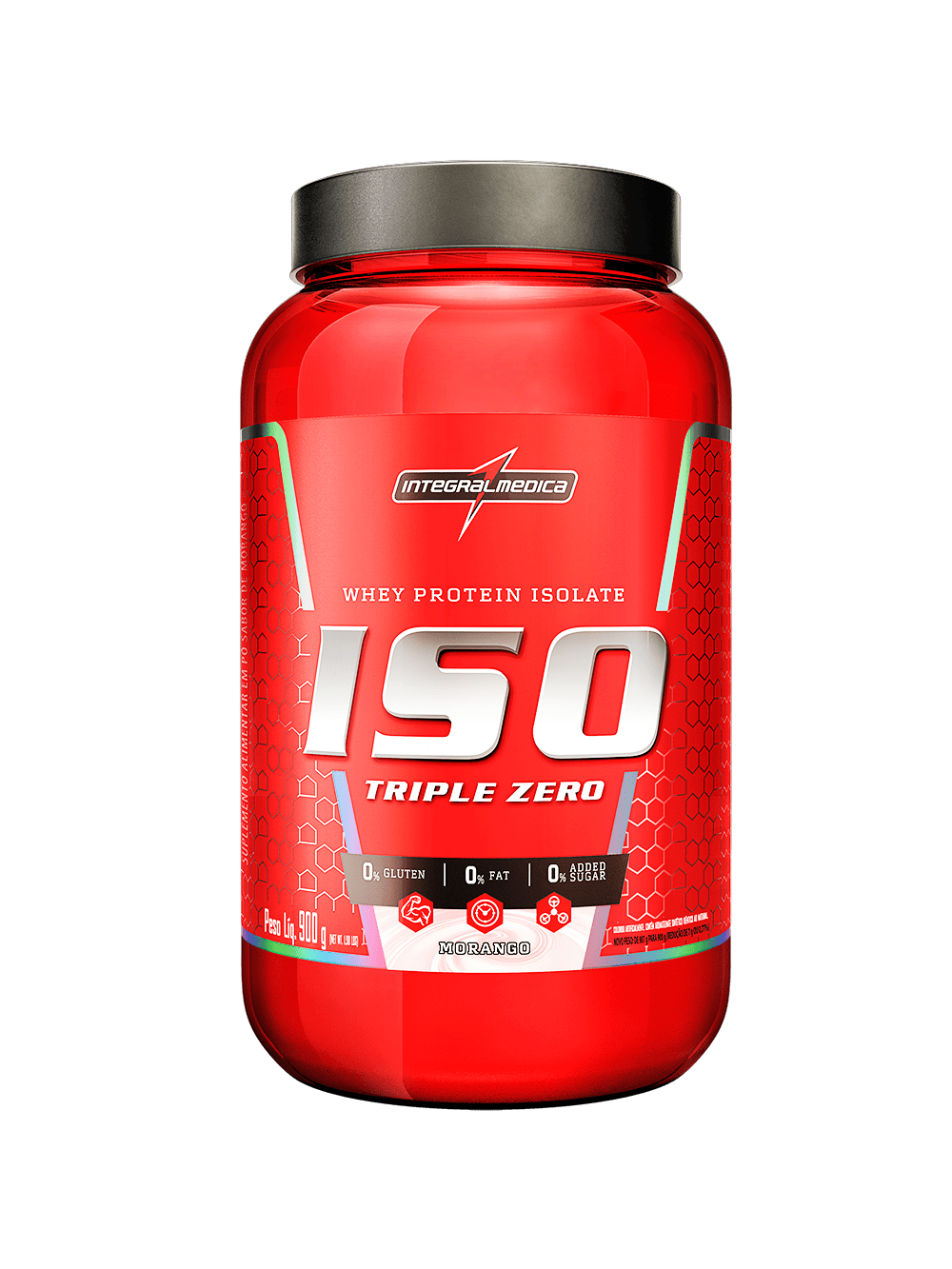 Whey Protein Isolado 900g Morango