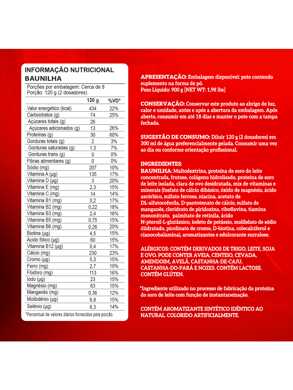 Nutri Whey Protein Pote 900g Baunilha - Imagem 6