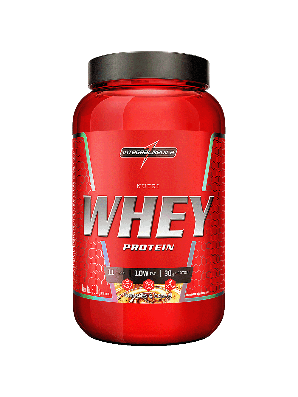 Nutri Whey Protein Pote 900g Cookies