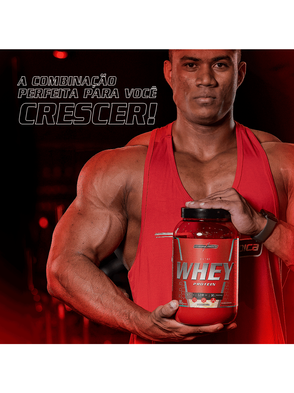 Nutri Whey Protein Pote 900g Chocolate - Imagem 3