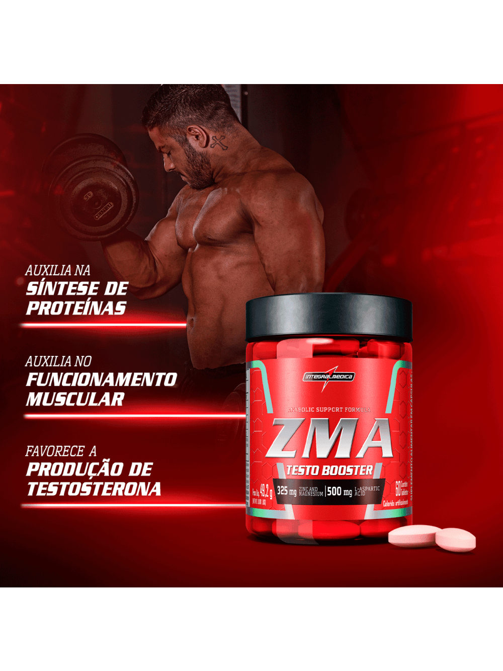 ZMA Testo Booster 60 Cápsulas - Imagem 3