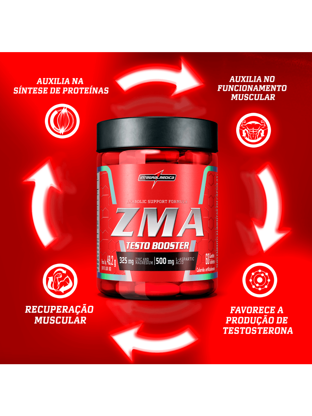 ZMA Testo Booster 60 Cápsulas - Imagem 6