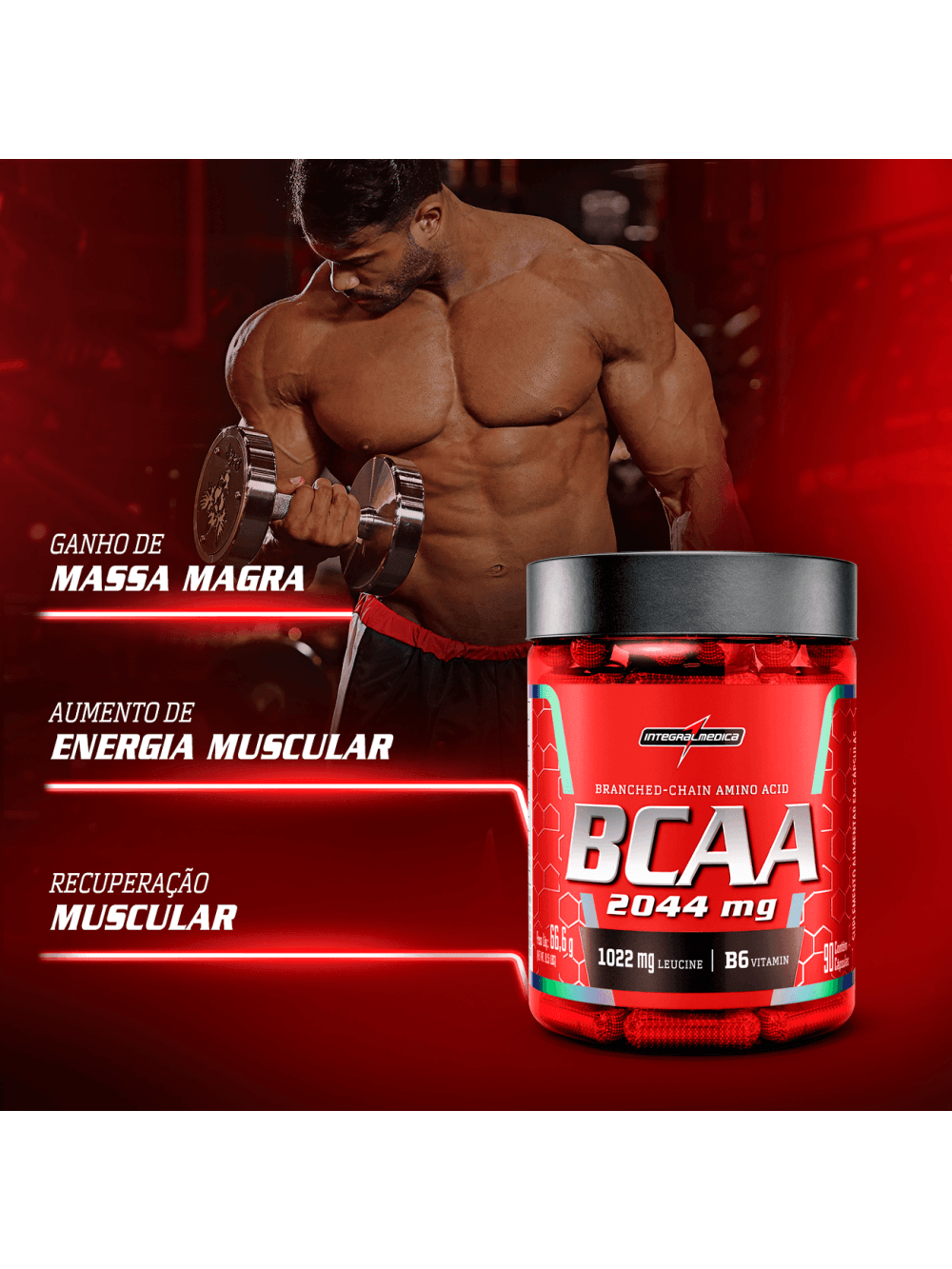BCAA 2044 mg 90 Caps - Imagem 5