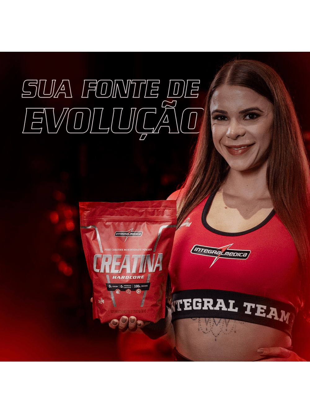 Creatina 100% Pura Pouch 1kg - Imagem 4