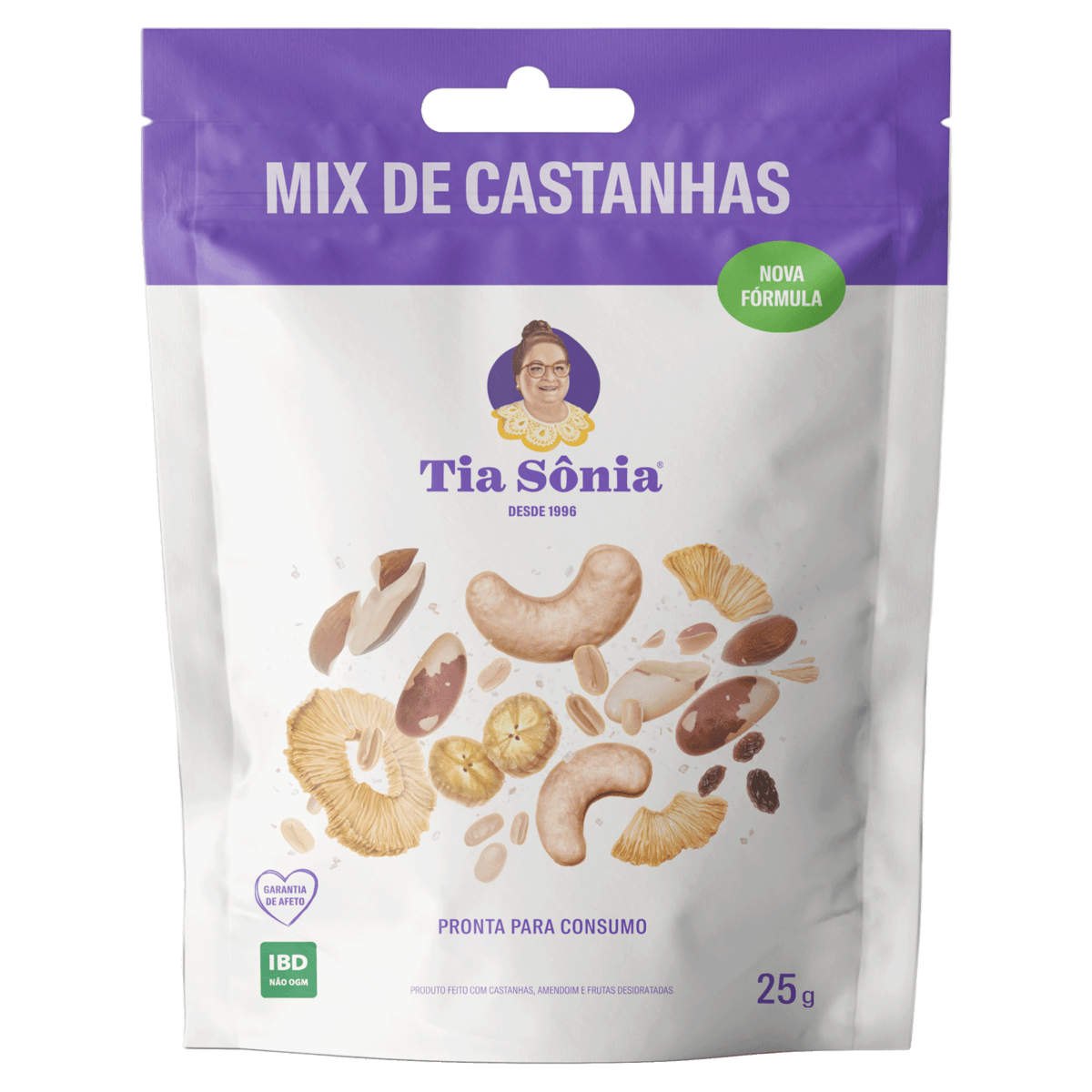 Mix de Castanha Tia Sônia - 25g