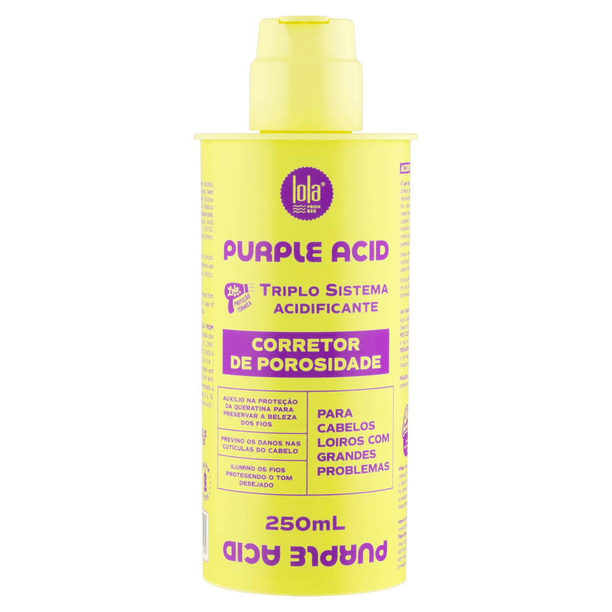 Acidificante Capilar Lola Purple Acid Corretor de Porosidade 250ml
