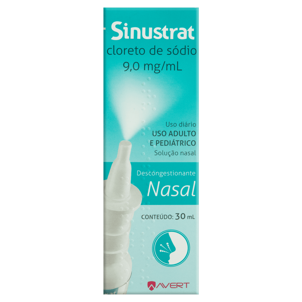 Solução Nasal Sinustrat Xylometazolina Avert 9,0Mg/Ml 30Ml