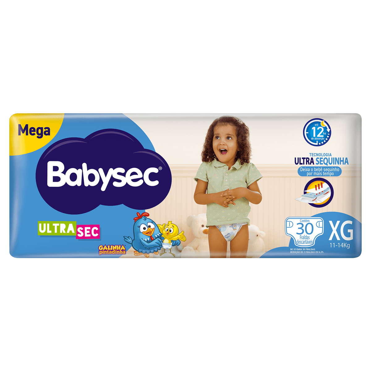Fralda Babysec Ultra Mega 30 Un XG